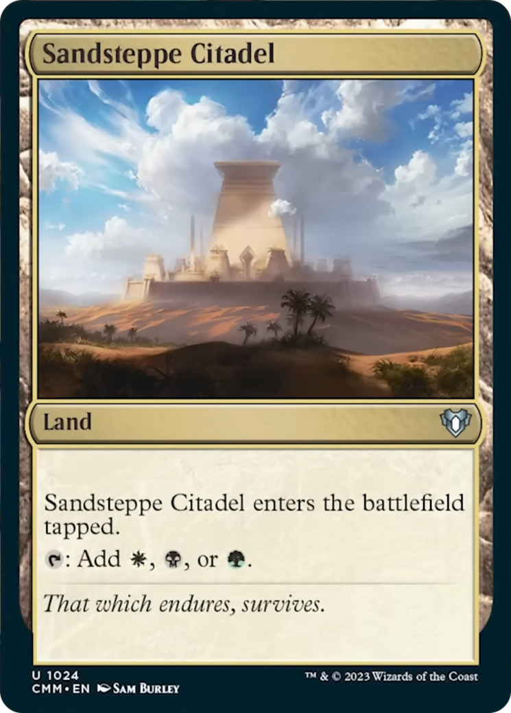 Sandsteppe Citadel [Commander Masters] | Silver Goblin