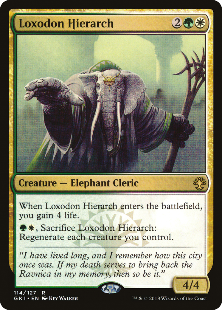 Loxodon Hierarch [Guilds of Ravnica Guild Kit] | Silver Goblin