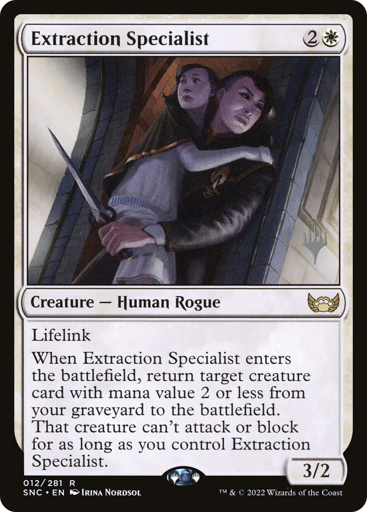 Extraction Specialist (Promo Pack) [Streets of New Capenna Promos] | Silver Goblin