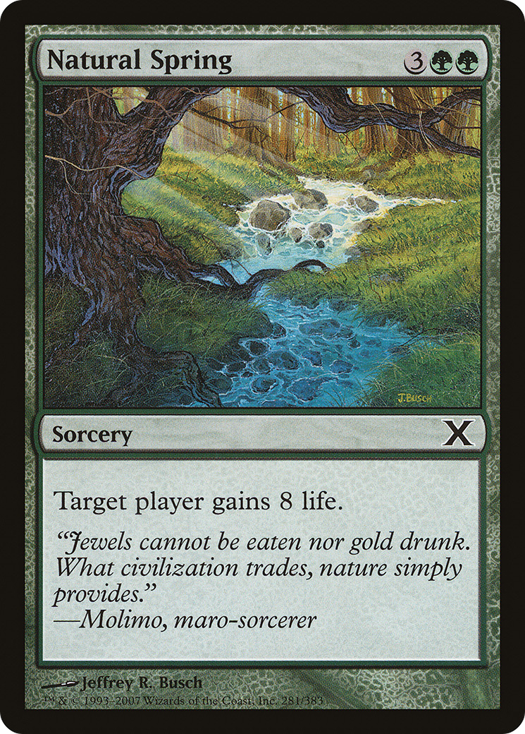 Natural Spring (281) Foil - Tenth Edition