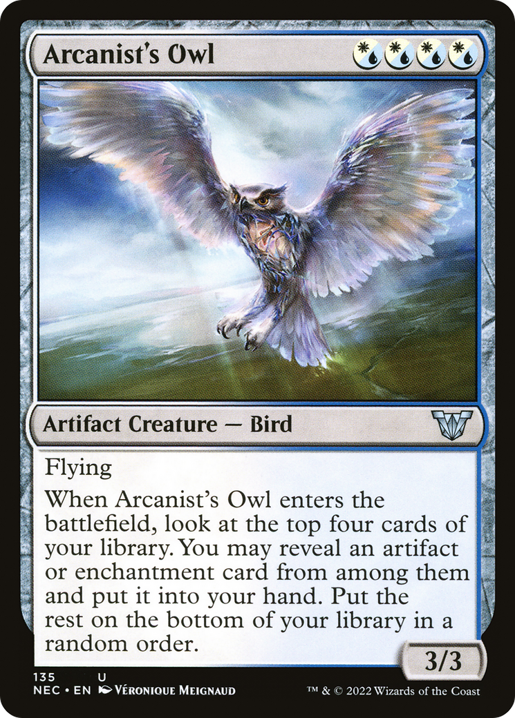 Arcanist's Owl [Kamigawa: Neon Dynasty Commander]