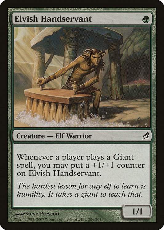 Elvish Handservant [Lorwyn] Foil