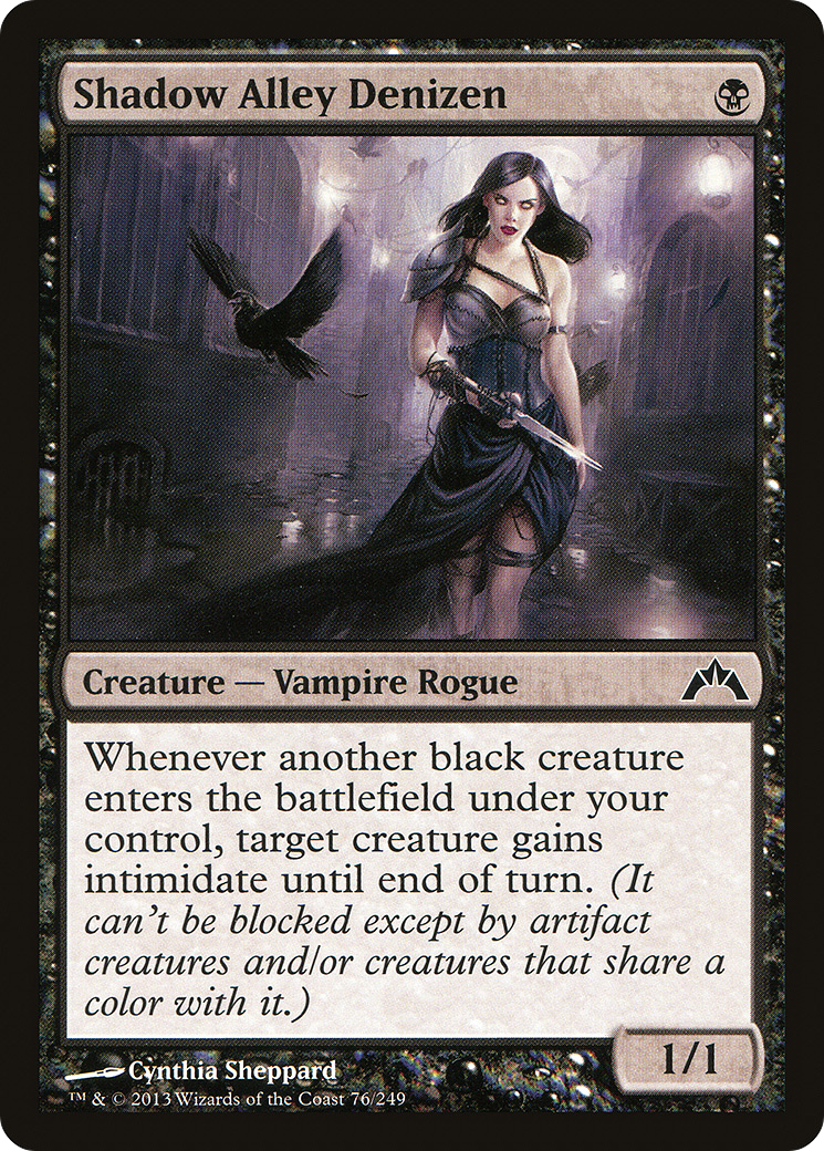 Shadow Alley Denizen [Gatecrash] Foil