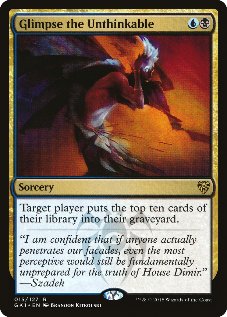 Glimpse the Unthinkable [Guilds of Ravnica Guild Kit]