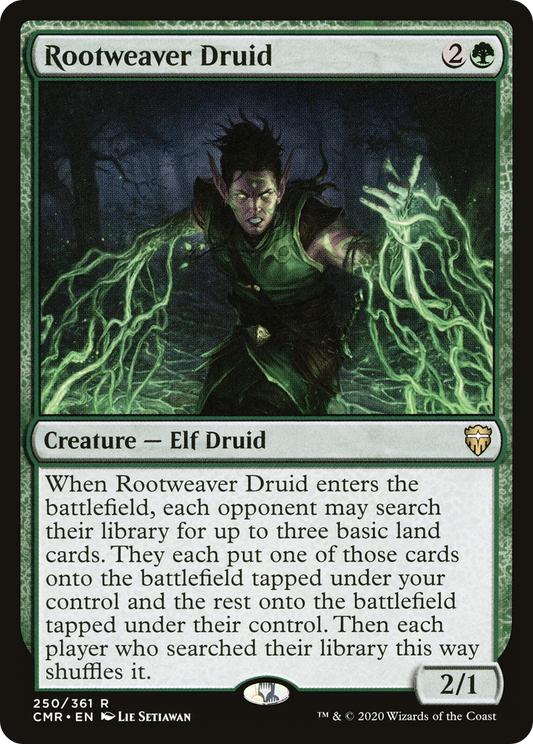 Rootweaver Druid [Commander Legends] Foil