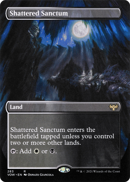 Shattered Sanctum (Borderless Alternate Art) [Innistrad: Crimson Vow]