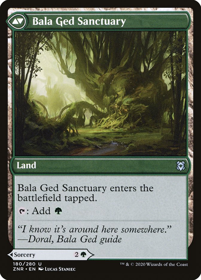 Bala Ged Recovery // Bala Ged Sanctuary [Zendikar Rising] Foil