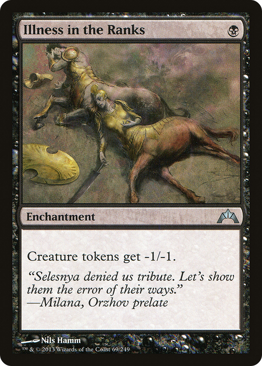 Illness in the Ranks [Gatecrash] Foil