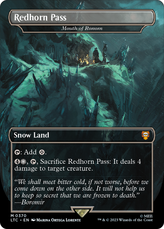 Mouth of Ronom - Redhorn Pass [The Lord of the Rings: Tales of Middle-Earth Commander] Foil