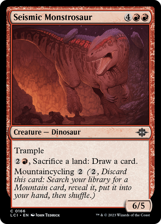 Seismic Monstrosaur [The Lost Caverns of Ixalan] Foil