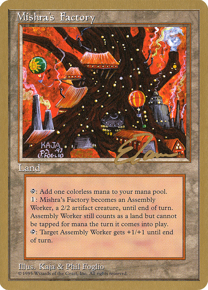 Mishra's Factory (Eric Tam) [Pro Tour Collector Set] | Silver Goblin