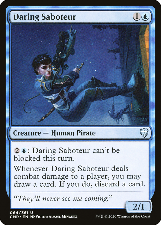 Daring Saboteur [Commander Legends] Foil