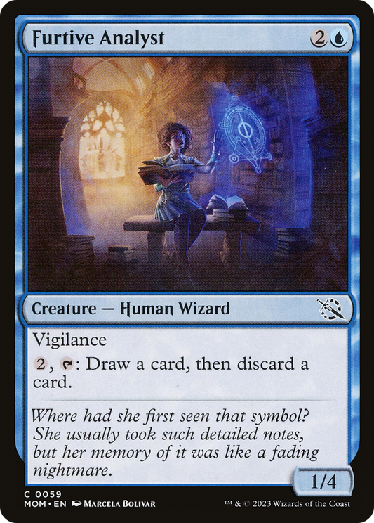 Furtive Analyst [March of the Machine] Foil