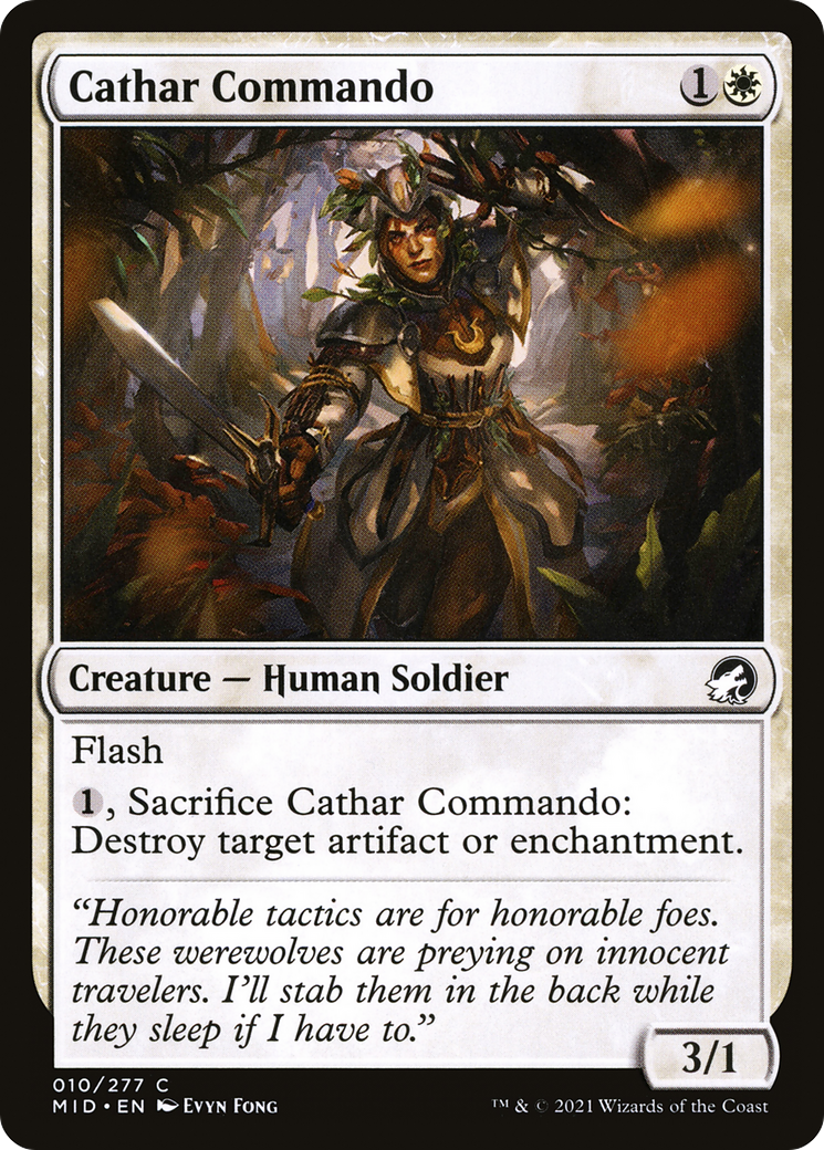 Cathar Commando [Innistrad: Midnight Hunt] | Silver Goblin