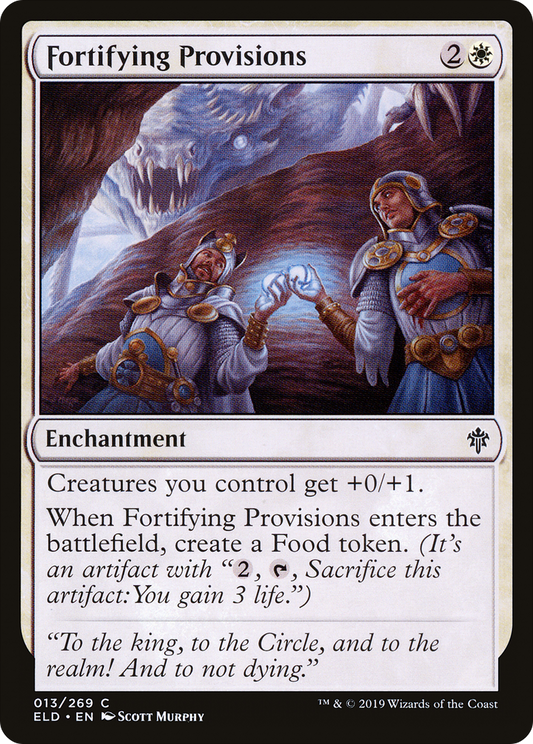 Fortifying Provisions [Throne of Eldraine] Foil