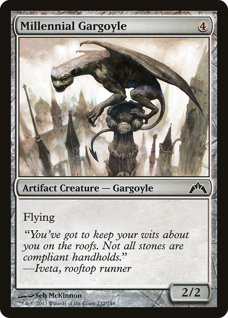 Millennial Gargoyle [Gatecrash] Foil