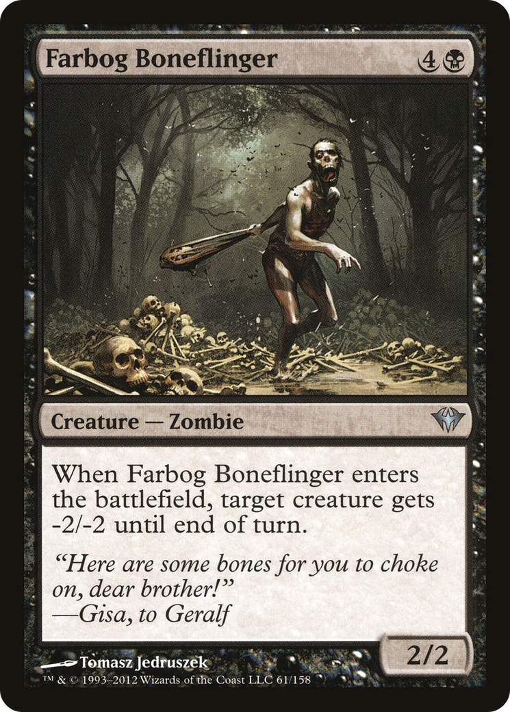 Farbog Boneflinger [Dark Ascension] Foil