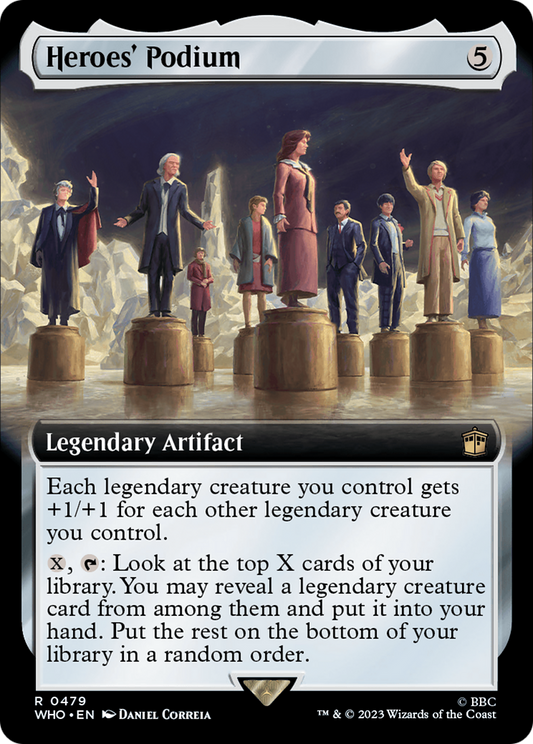 Heroes' Podium (Extended Art) [Doctor Who] Foil