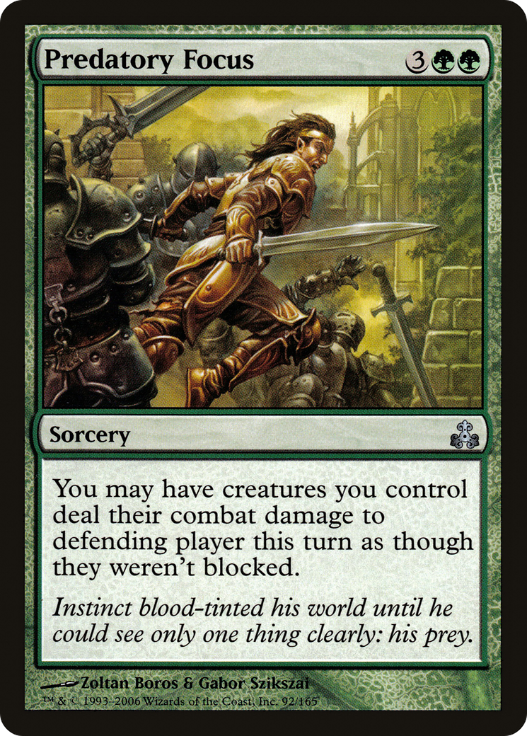 Predatory Focus (092) Foil - Guildpact