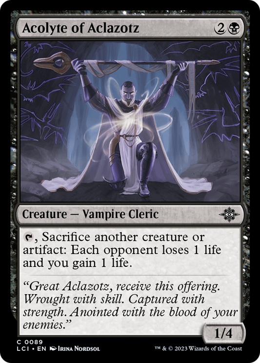Acolyte of Aclazotz [The Lost Caverns of Ixalan] Foil