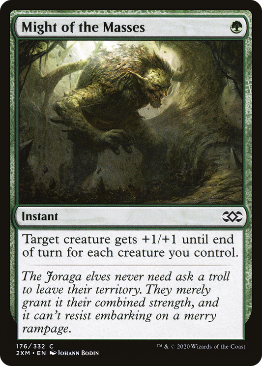 Might of the Masses [Double Masters] Foil