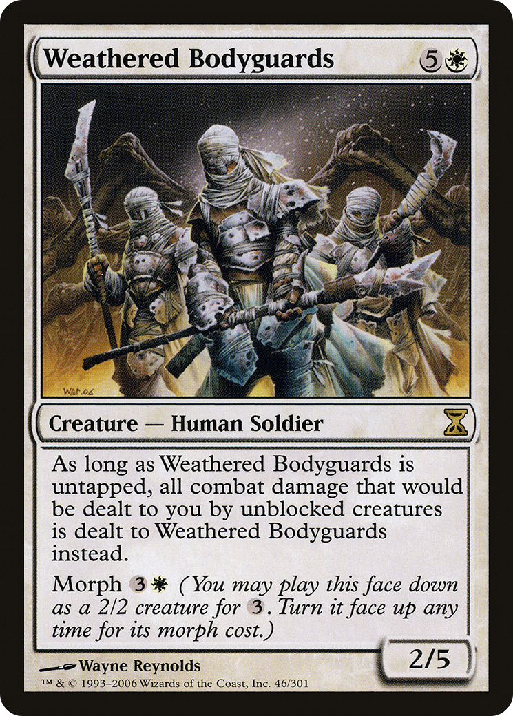 Weathered Bodyguards (046) Foil - Time Spiral