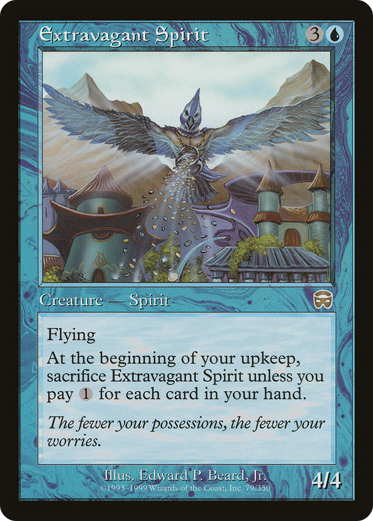 Extravagant Spirit [Mercadian Masques] Foil