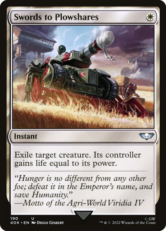 Swords to Plowshares [Warhammer 40,000]