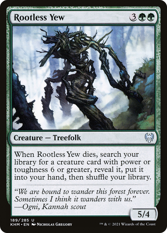 Rootless Yew [Kaldheim] Foil
