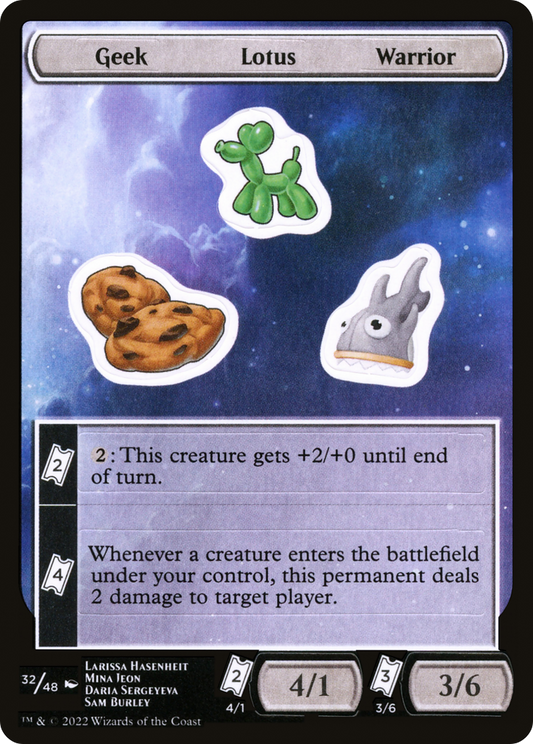 Geek Lotus Warrior [Unfinity Stickers]
