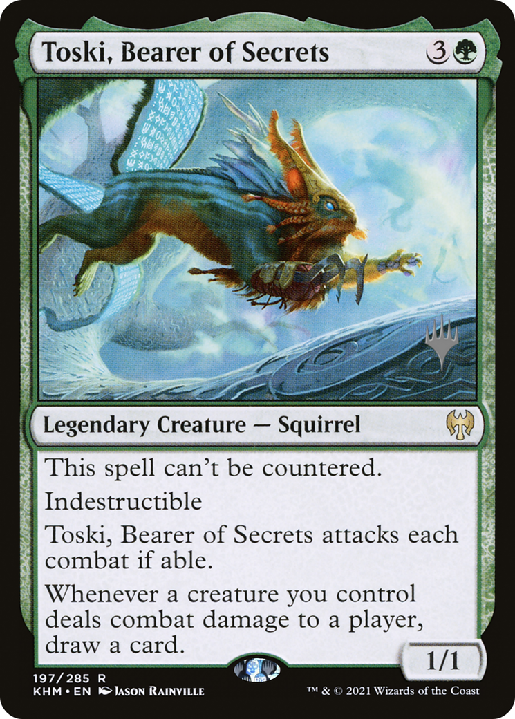 Toski, Bearer of Secrets (Promo Pack) [Kaldheim Promos] | Silver Goblin