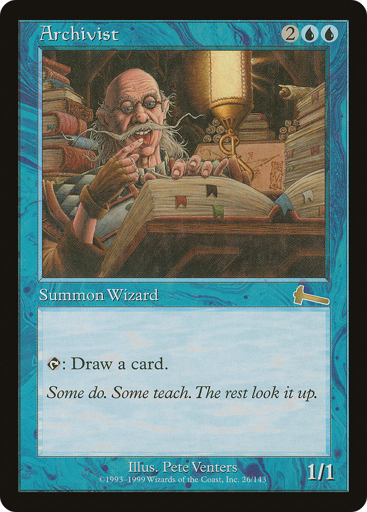 Archivist [Urza's Legacy] | Silver Goblin