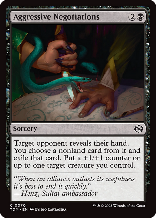Aggressive Negotiations (070) - Tarkir: Dragonstorm