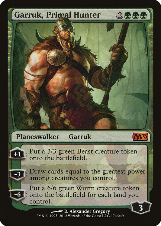 Garruk, Primal Hunter [Magic 2013] Foil