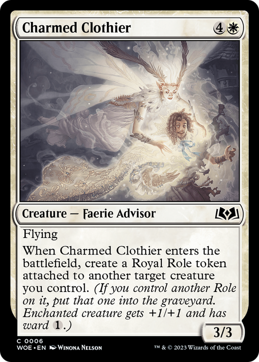 Charmed Clothier [Wilds of Eldraine] Foil