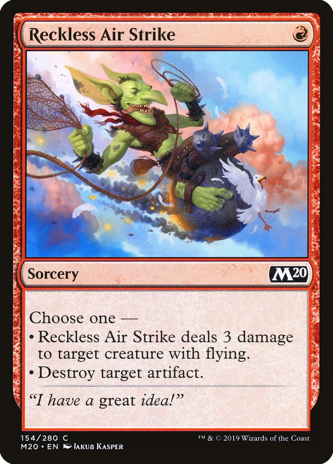 Reckless Air Strike [Core Set 2020] | Silver Goblin