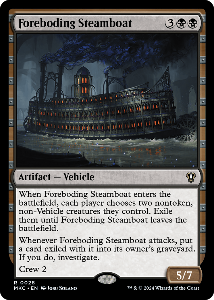 Foreboding Steamboat [Murders at Karlov Manor Commander] | Silver Goblin