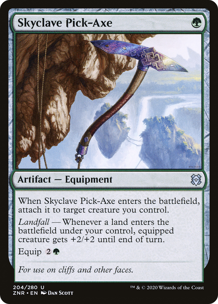 Skyclave Pick-Axe [Zendikar Rising] Foil