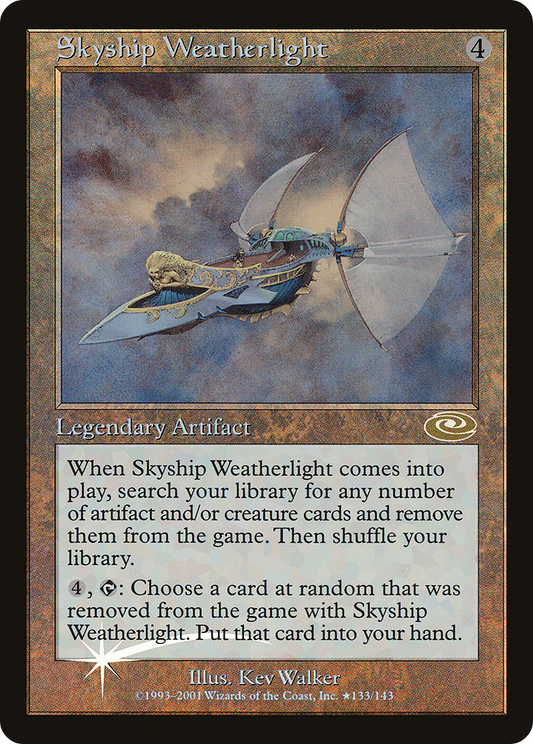 Skyship Weatherlight (Kev Walker) [Planeshift] Foil