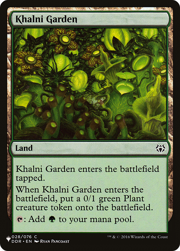 Khalni Garden [The List Reprints] | Silver Goblin