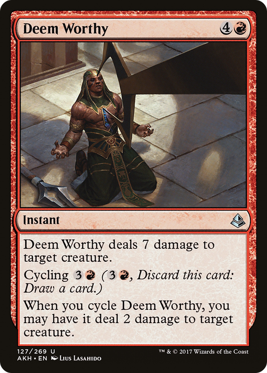 Deem Worthy [Amonkhet] Foil