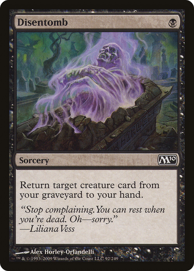 Disentomb [Magic 2010] Foil