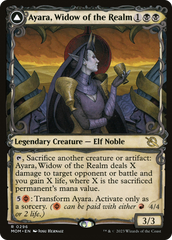 Ayara, Widow of the Realm // Ayara, Furnace Queen (Showcase Planar Booster Fun) [March of the Machine] | Silver Goblin