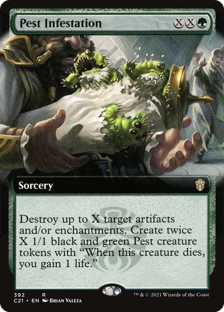 Pest Infestation (Extended Art) (392) - Commander 2021