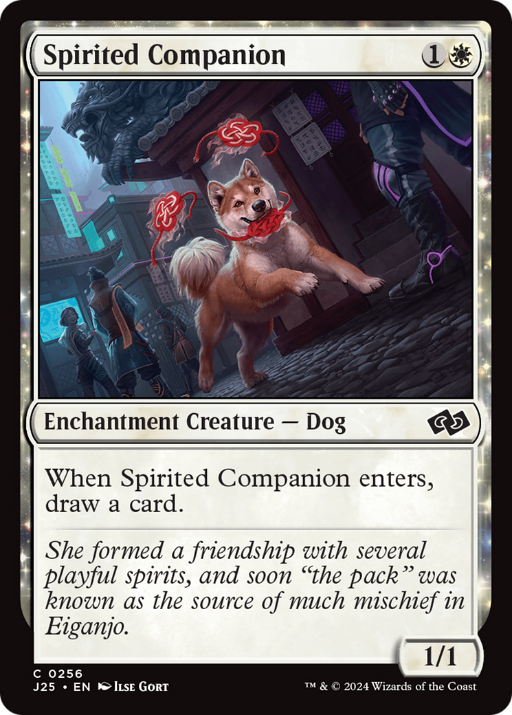 Spirited Companion [Foundations Jumpstart] | Silver Goblin