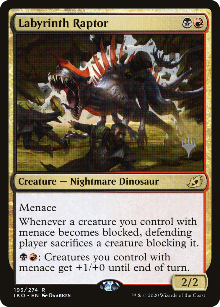 Labyrinth Raptor (193) Foil - Ikoria: Lair of Behemoths Promos