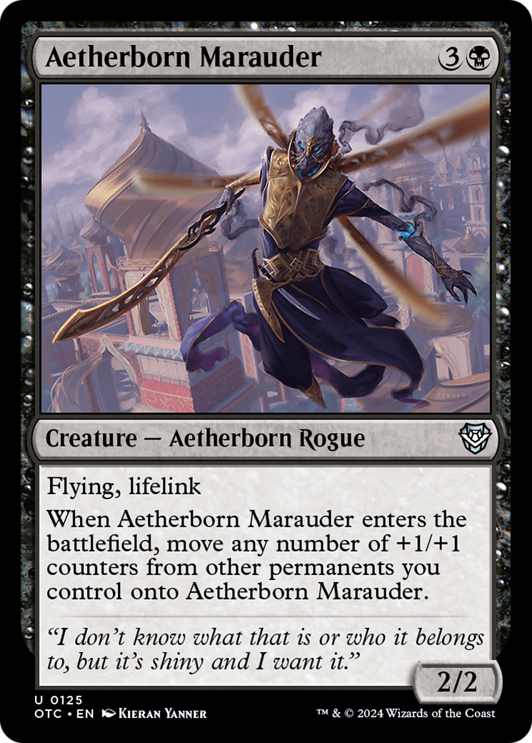 Aetherborn Marauder [Outlaws of Thunder Junction Commander] | Silver Goblin