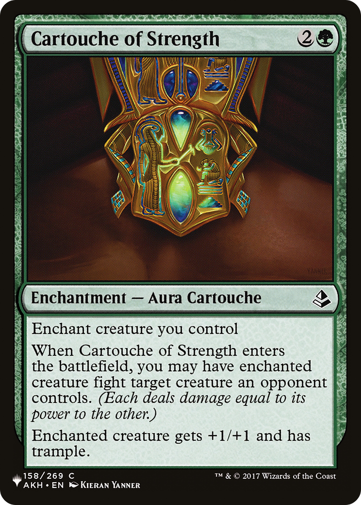 Cartouche of Strength [The List Reprints] | Silver Goblin