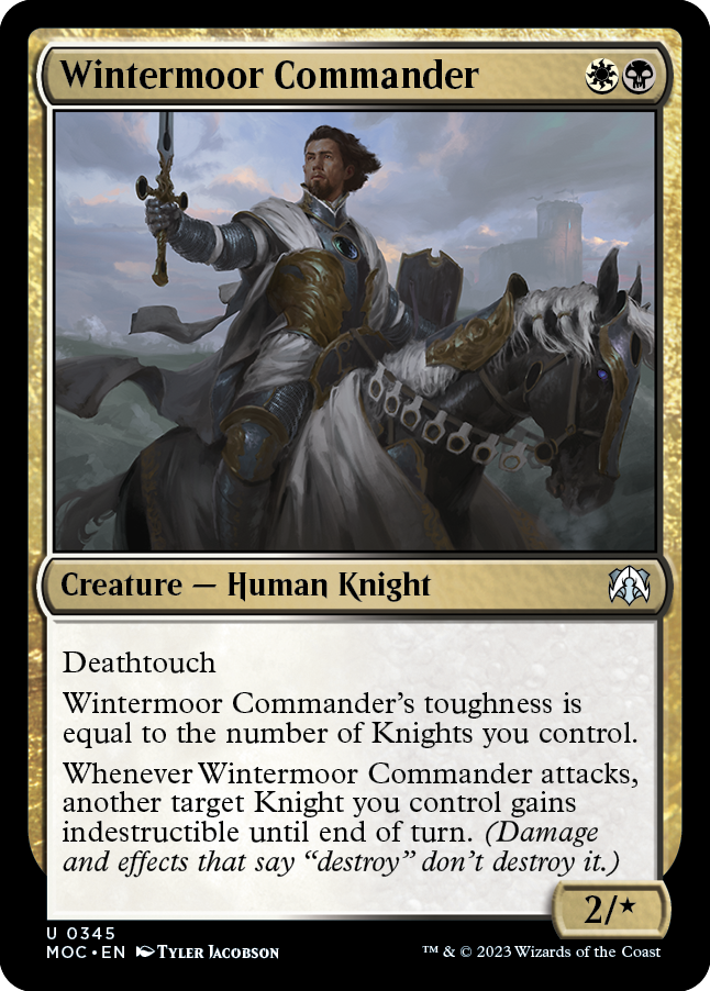 Wintermoor Commander [March of the Machine Commander] | Silver Goblin