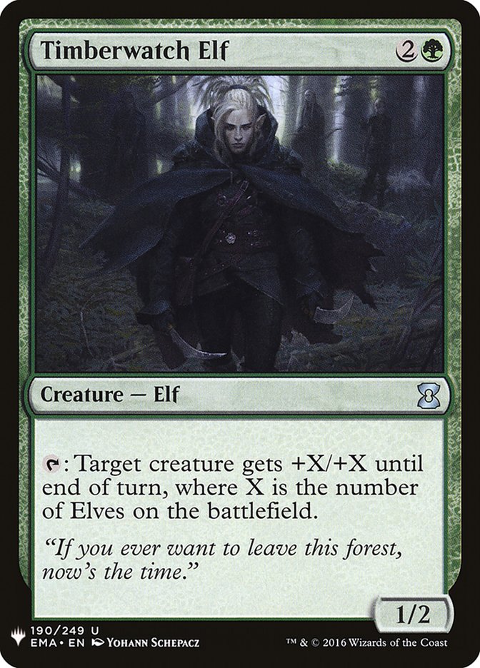 Timberwatch Elf [Mystery Booster] | Silver Goblin